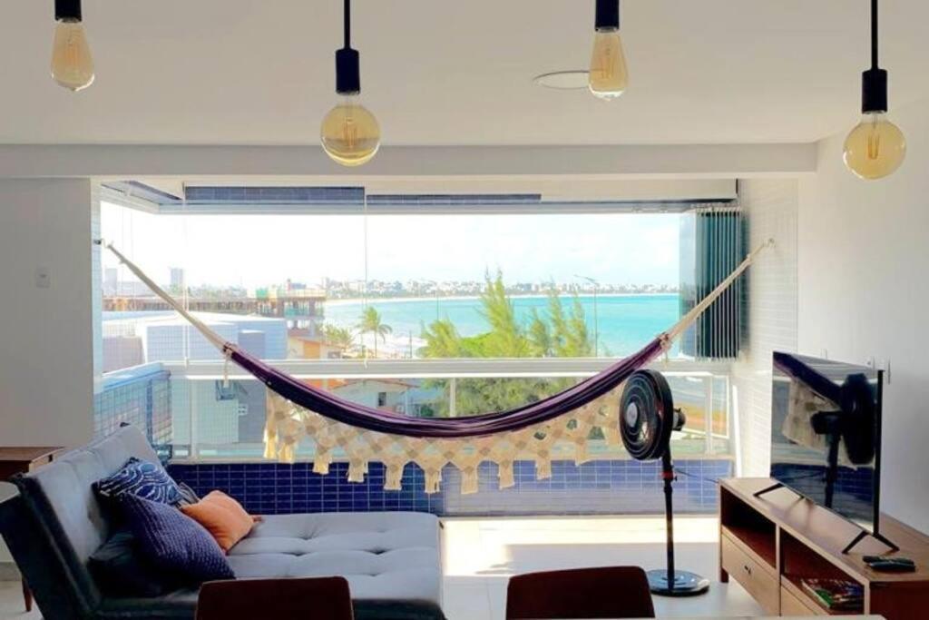 Joao Pessoa, A Dois Passos Do Paraiso, 2 Suites Com A/C, Vista Panoramica Para O Mar Do Bessa, Portaria 24H E 2 Vagas De Garagem Exterior photo